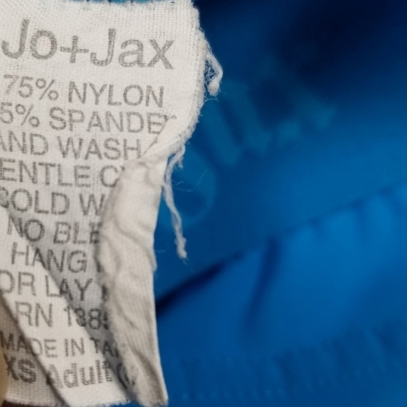 Jo & Jax Sz XS Leggings Blue Women's Adult - Picture 9 of 10